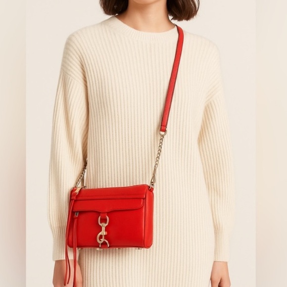 Rebecca Minkoff Mini Mac Leather Crossbody Bag - Picture 14 of 14